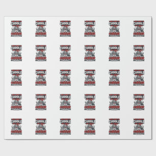 Süßes Horrorfilm-Kuschel-Vintage-Grafik-Shirt-Des Geschenkpapier