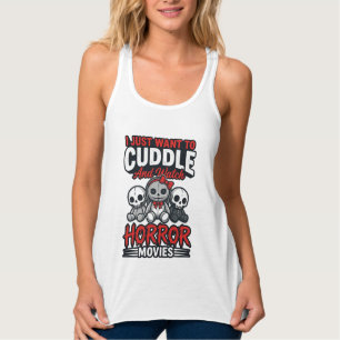 Süßes Horrorfilm-Kuschel-Vintage-Grafik-Shirt-Des Tank Top