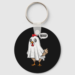 Süßes Huhn Boo Lustiges Halloween-Kostüm Männer Fr Schlüsselanhänger