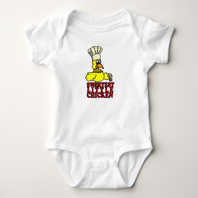 Süßes Huhn GRILLEN Baby Strampler (Vorderseite)