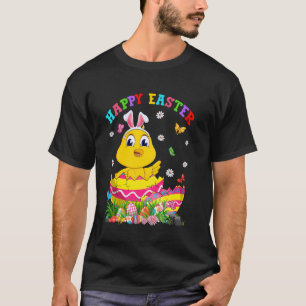 Süßes Huhn in Ostereiern Frohen Ostertag Jungen T-Shirt