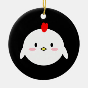 Süßes Huhn Keramik Ornament