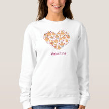 Süßes Hühnerherz Valentinstag