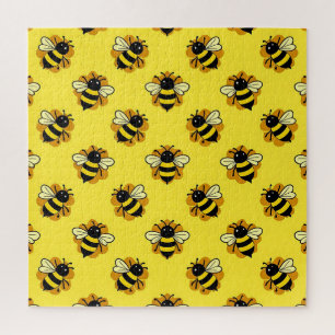 Süßes Hummel-Sommer-Muster Puzzle
