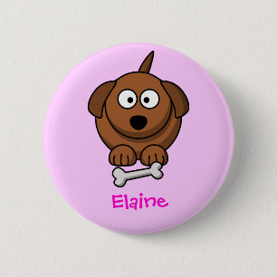 Süßes Hündchen Button