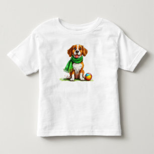 Süßes Hundeporträt Kleinkind T-shirt