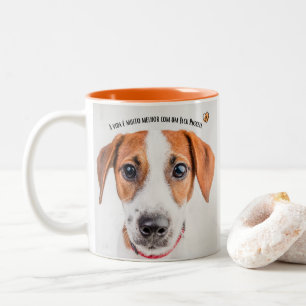 Süßes Hundetassen-Design Zweifarbige Tasse