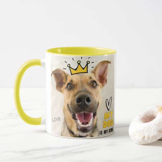 Süßes Hundetassendesign Tasse (Mit Donut)
