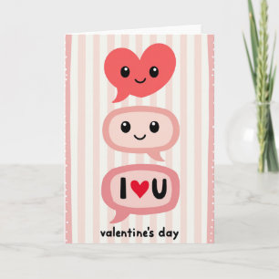 Süßes Ich Liebe Dich Valentinstag Karte