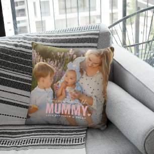 Süßes individuelles Fotogeschenk MUMMY-Geschenk Kissen