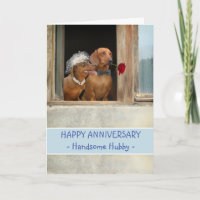 Süßes Jubiläum für Ehemann Dachshund-Paar
