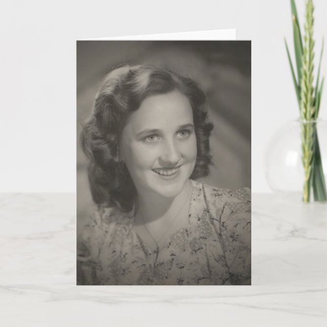 Süßes jugendlich karte (Vorderseite)