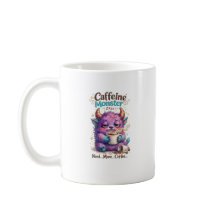 Süßes Kaffeemonster Lustiges Kaffeeliebhaber-Desig