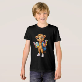 Süßes Kamel Zurück zur Schule | Lernen ist ein Abe Tri-Blend Shirt
