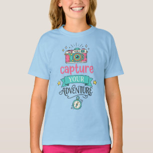 Süßes Kamera-Grafik-Kinder-T-Shirt Farbige Fotog T-Shirt