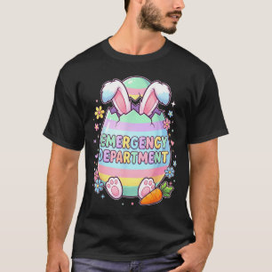 Süßes Kaninchen-Ei-Notfallkrankenschwester-Oster-N T-Shirt
