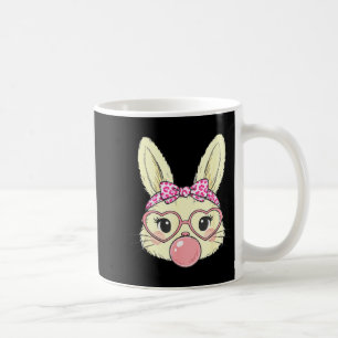 Süßes Kaninchen-Gesicht für Frauen Mädchen Kinder Kaffeetasse