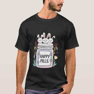 Süßes Kaninchen Glückspillen Medizin Kaninchen Mam T-Shirt