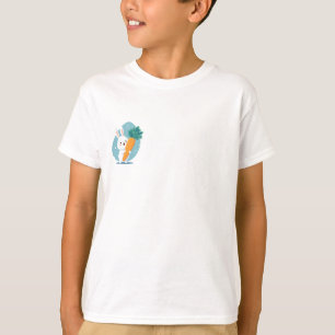 Süßes Kaninchen hält riesige Karotte für Kinder T-Shirt