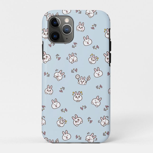 Süßes Kaninchen Häschen Case-Mate iPhone Hülle (Rückseite)