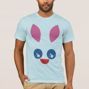 Süßes Kaninchen-Hasen-Fröhliches Gesicht T-Shirt