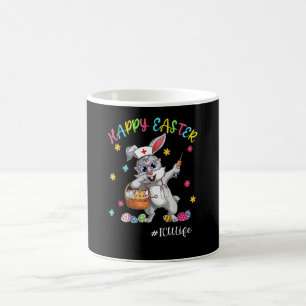 Süßes Kaninchen ICU Krankenpfleger Kaninchen Oster Kaffeetasse