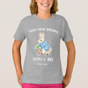 Süßes Kaninchen-Karottenliebhaber-T-Shirt   Fütter T-Shirt