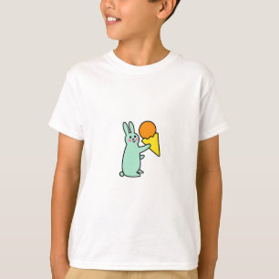 Süßes Kaninchen mit Eiscreme T-Shirt