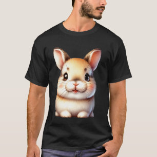 Süßes Kaninchen mit großen Augen Hasendesign für K T-Shirt