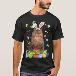 Süßes Kaninchen Perserkatze & Oster-Eier-Korb Oste T-Shirt