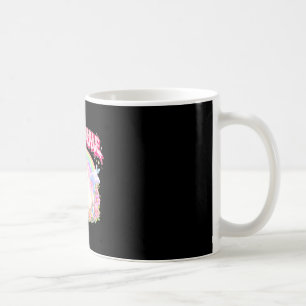 Süßes Kaninchen Regenbogen Blumen lustig für Männe Kaffeetasse