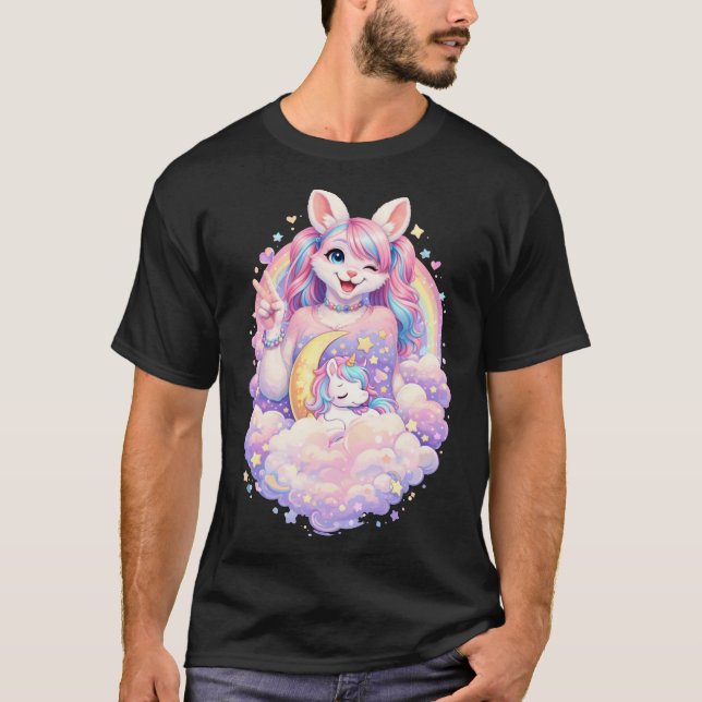 Süßes Kaninchen T-Shirt (Vorderseite)