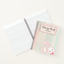 süßes Kaninchen-Tagebuch-Notizbuch,  Notizbuch