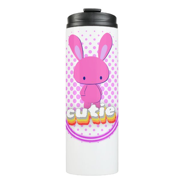 Süßes Kaninchen Thermosbecher (Vorderseite)