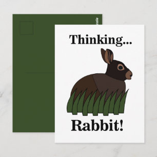 Süßes Kaninchen Tier Hase Postkarte