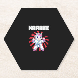 Süßes Karate-Einhorn - MMA Karate Japanische Kampf Untersetzer