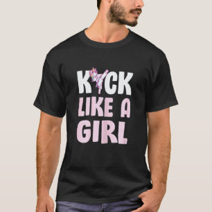 Süßes Karate-Einhorn Tritt wie ein Einhorn T-Shirt