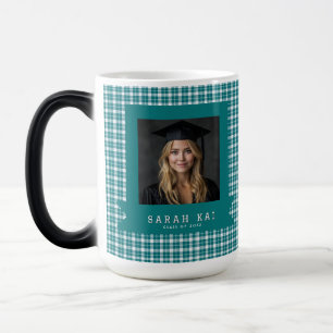 Süßes Karo-Druck-Mama-Abschlussgeschenk Verwandlungstasse