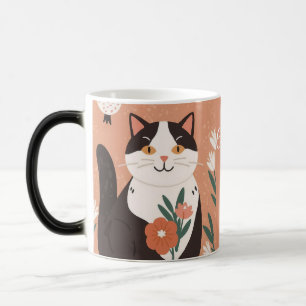 Süßes Kätzchen Katze Kaffee Personalisiert Verwandlungstasse
