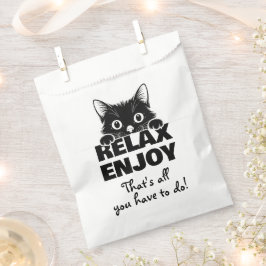 Süßes Kätzchen Minimalistisches Design - KATZE 1 Geschenktütchen