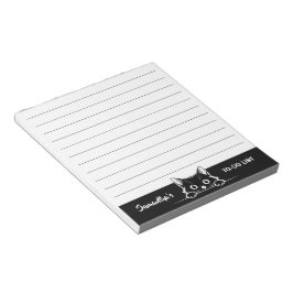Süßes Kätzchen Minimalistisches Design - KATZE 1a Notizblock