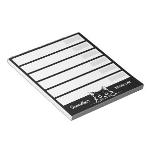 Süßes Kätzchen Minimalistisches Design - KATZE 1a Notizblock