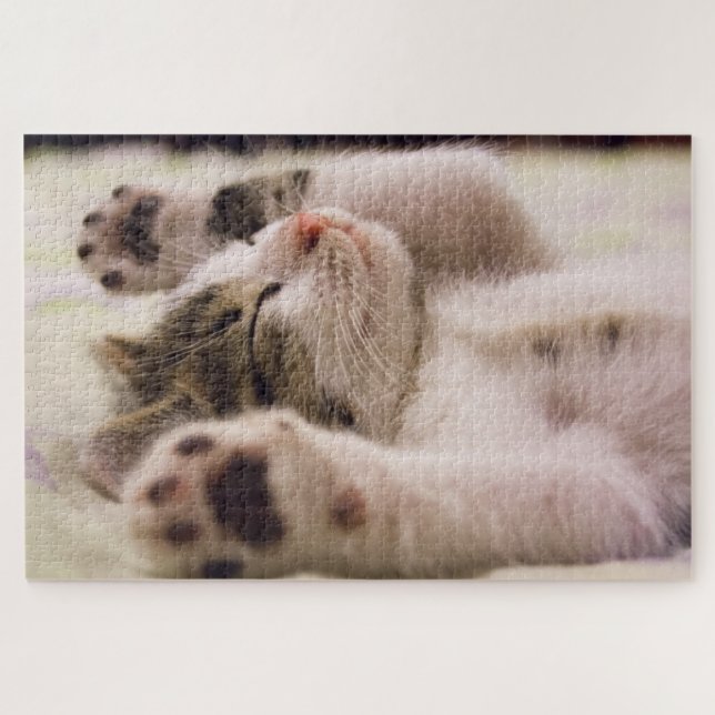 Süßes Kätzchen Puzzle (Horizontal)