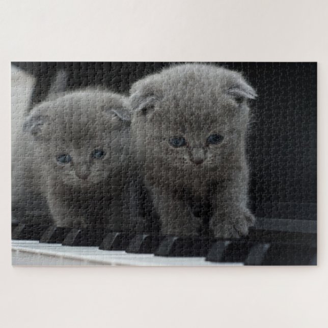 Süßes Kätzchen Puzzle (Horizontal)