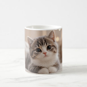 Süßes Kätzchen-Tassendesign Adorable Katzen-Kaff Kaffeetasse