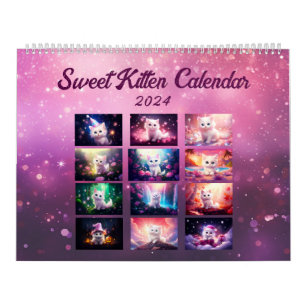 Süßes Kätzchen Zweiseiten Großkalender Kalender