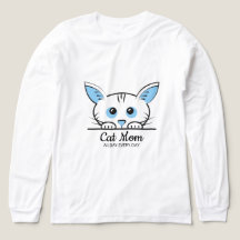 Süßes Katze-Liebhaber-Mutter-T-Shirt
