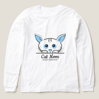 Süßes Katze-Liebhaber-Mutter-T-Shirt Tri-Blend Shirt