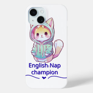 Süßes Katze-Nickerchen-Champion-Too-T-Shirt Case-Mate iPhone Hülle