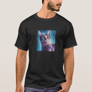 Süßes Katzen-Gesicht Süßes Kätzchen Kitty Feline M T-Shirt